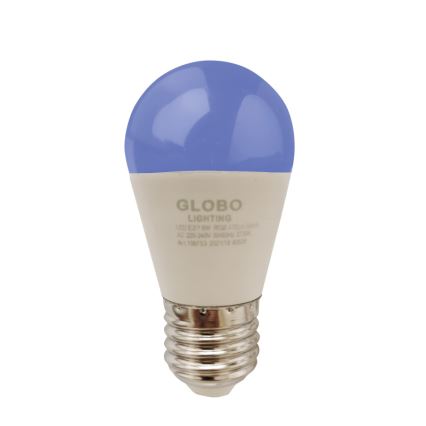 LED RGBW Димируема крушка E27/6W/230V 3000K + дистанционно управление - Globo