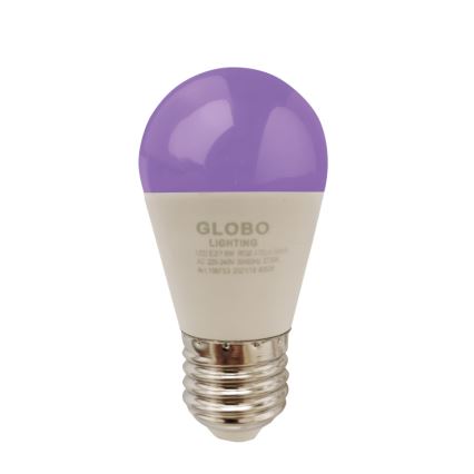 LED RGBW Димируема крушка E27/6W/230V 3000K + дистанционно управление - Globo