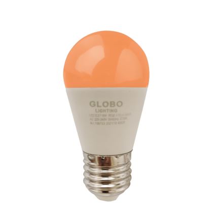 LED RGBW Димируема крушка E27/6W/230V 3000K + дистанционно управление - Globo