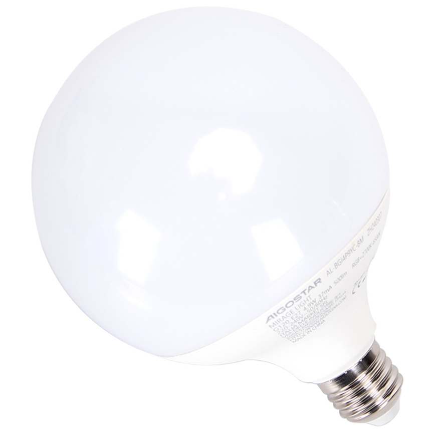 LED RGBW Димируема крушка MESH G120 E27/4,9W/230V 2700-6500K + дистанционно управление - Aigostar