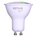 LED RGBW димируема крушка MR16 GU10/4,5W/230V 2700-6500K Wi-Fi Tuya