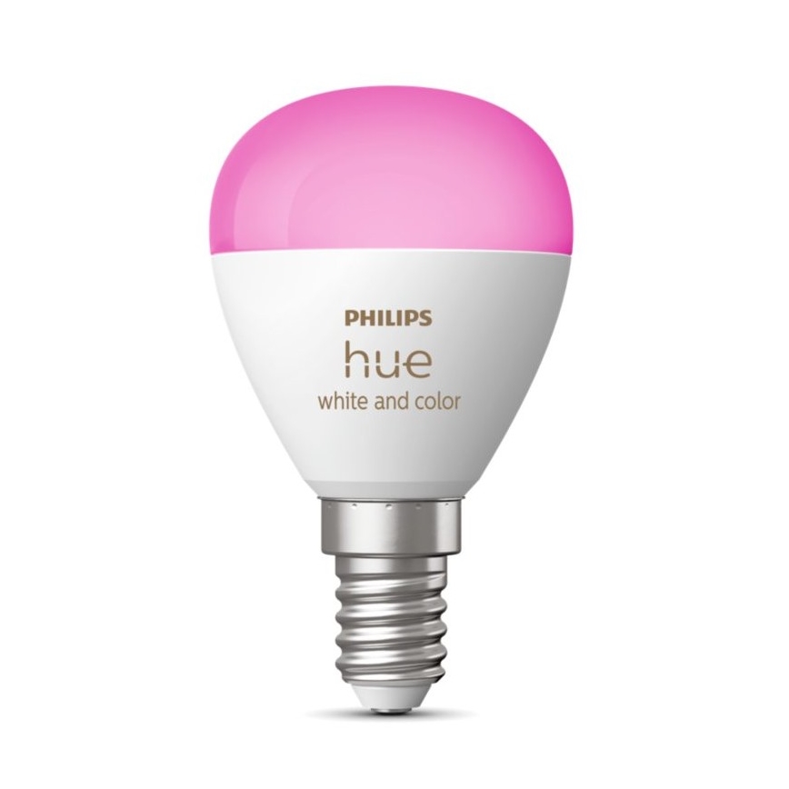 LED RGBW Димируема крушка Philips Hue White And Color Ambiance P45 E14/5,1W/230V 2000-6500K