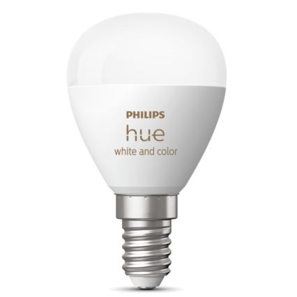 LED RGBW Димируема крушка Philips Hue White And Color Ambiance P45 E14/5,1W/230V 2000-6500K