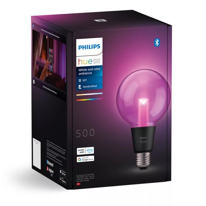 LED RGBW Димируема крушка Philips Hue White And Color Ambiance E27/6,8W/230V 2000-6500K