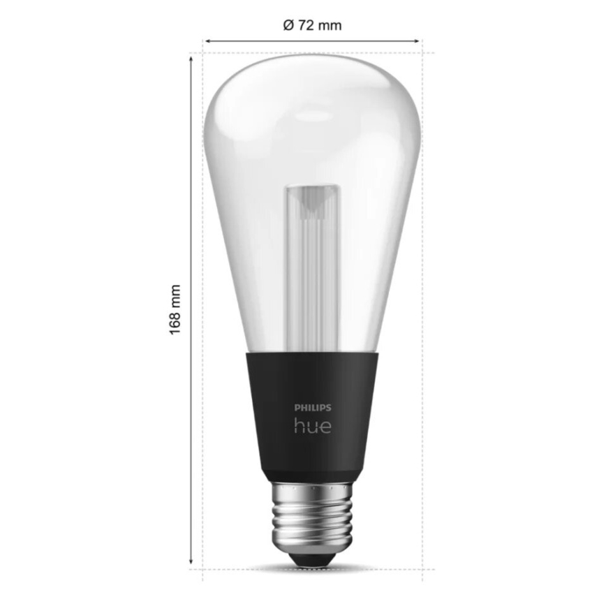 LED RGBW Димируема крушка Philips Hue White And Color Ambiance E27/6,8W/230V 2000-6500K
