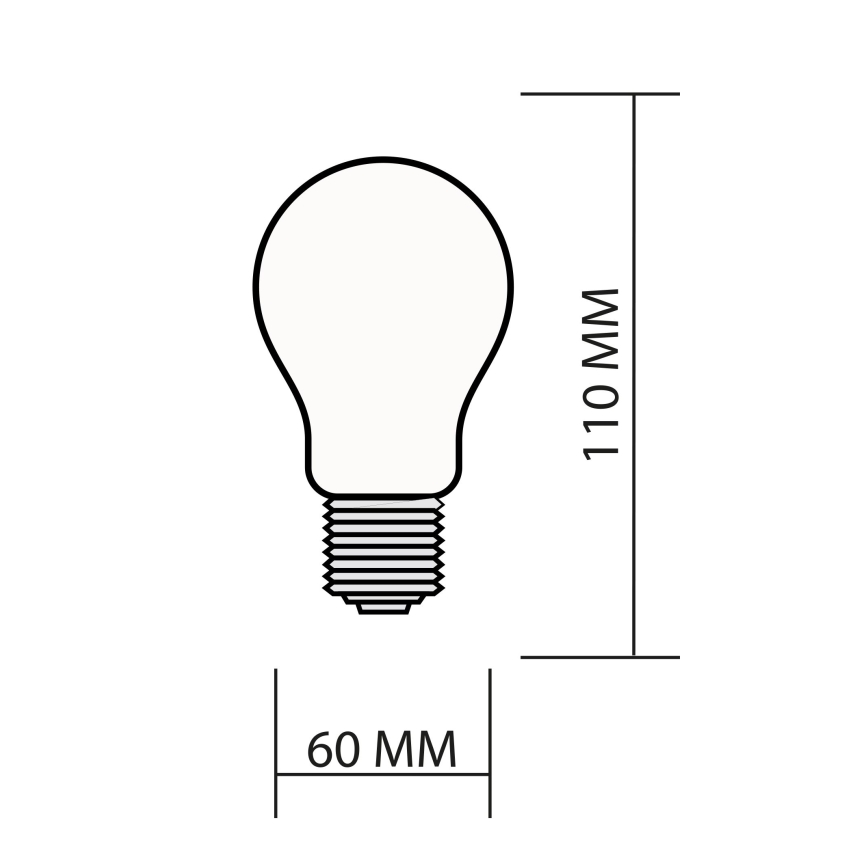 LED RGBW Димируема крушка SMART A60 E27/8,5W/230V 4000K + дистанционно управление