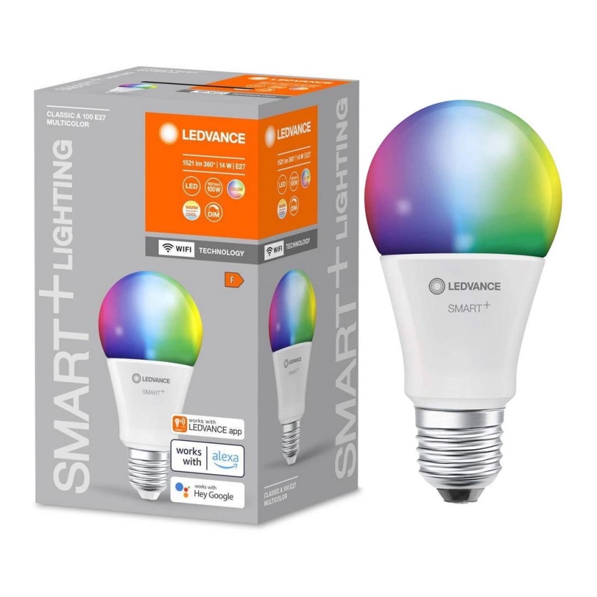 LED RGBW Димируема крушка SMART+ E27/14W/230V 2700-6500K Wi-Fi - Ledvance