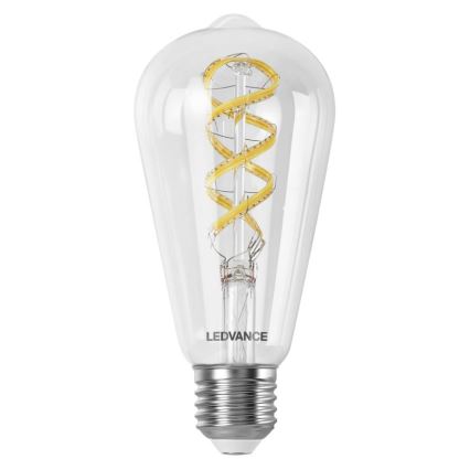 LED RGBW Димируема крушка SMART+ FILAMENT EDISON ST64 E27/4,8W/230V 2700-6500K Wi-Fi - Ledvance