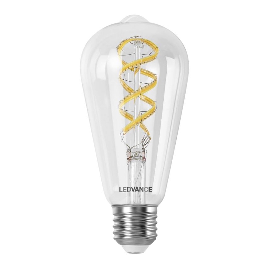 LED RGBW Димируема крушка SMART+ FILAMENT EDISON ST64 E27/4,8W/230V 2700-6500K Wi-Fi - Ledvance
