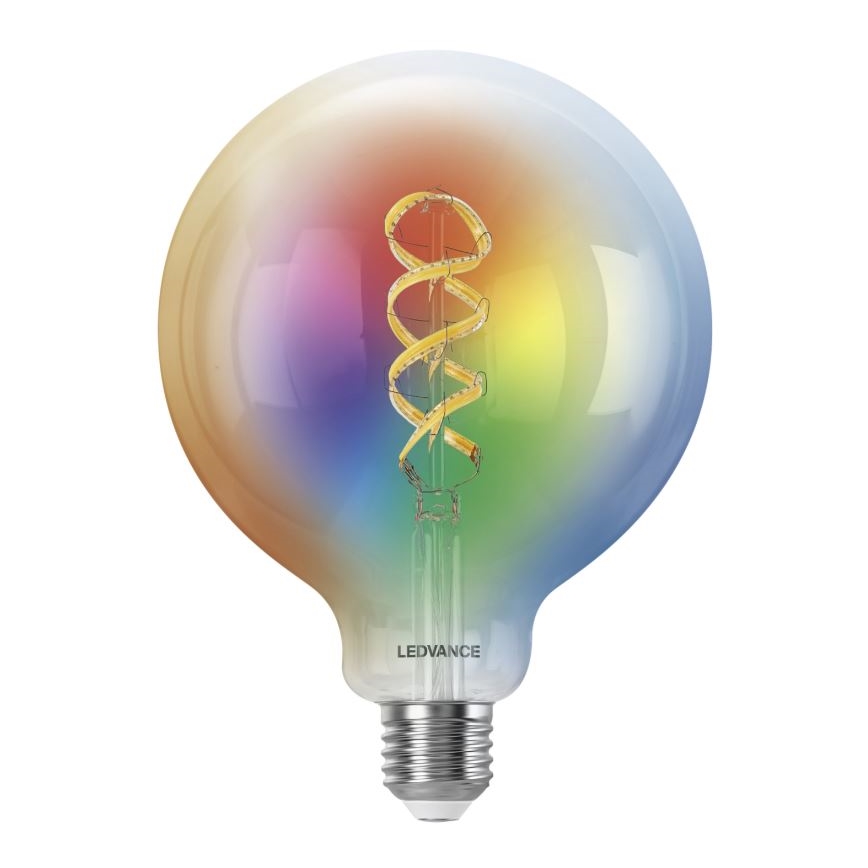 LED RGBW Димируема крушка SMART+ FILAMENT E27/4,8W/230V 2700-6500K Wi-Fi - Ledvance