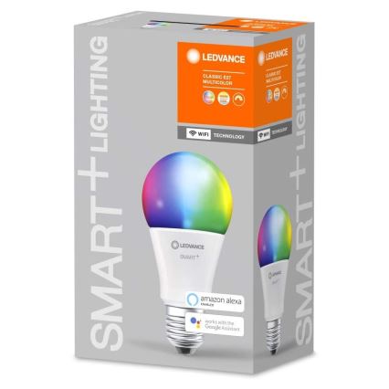 LED RGBW Димируема крушка SMART+ E27/9,5W/230V 2700K-6500K Wi-Fi - Ledvance