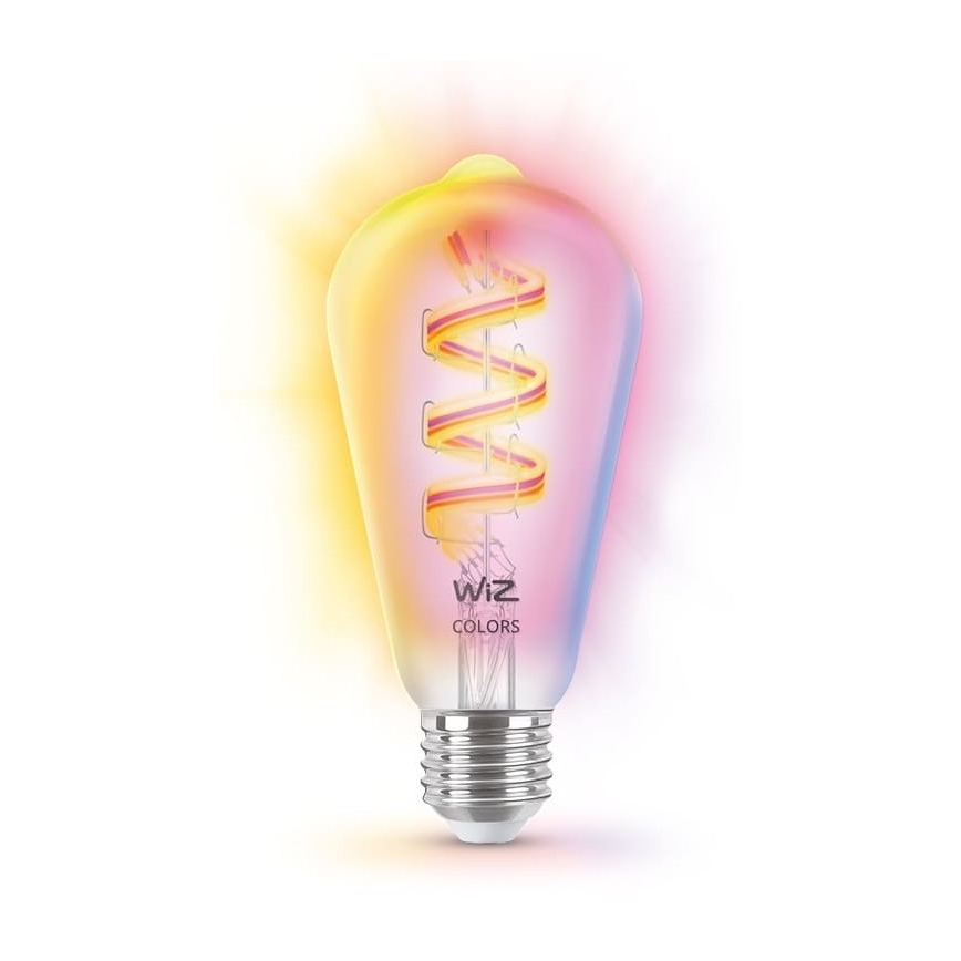 LED RGBW Димируема крушка ST64 E27/6,3W/230V 2200-6500K Wi-Fi - WiZ