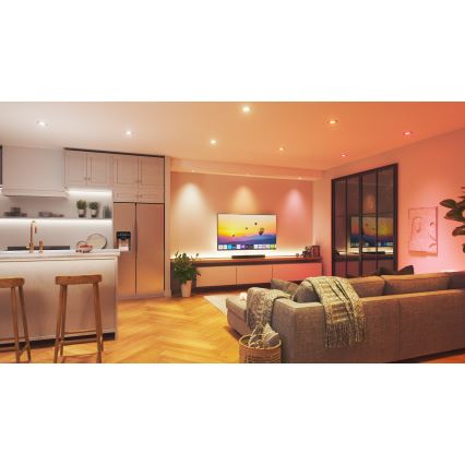 Nanoleaf - LED RGBW регулируемо вградено осветително тяло ESSENTIALS LED/6W/230V 2700-6500K CRI 90 Wi-Fi