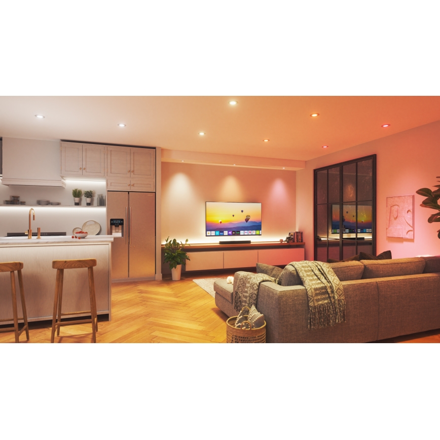 Nanoleaf - LED RGBW регулируемо вградено осветително тяло ESSENTIALS LED/6W/230V 2700-6500K CRI 90 Wi-Fi