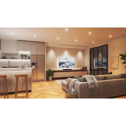 Nanoleaf - LED RGBW регулируемо вградено осветително тяло ESSENTIALS LED/6W/230V 2700-6500K CRI 90 Wi-Fi