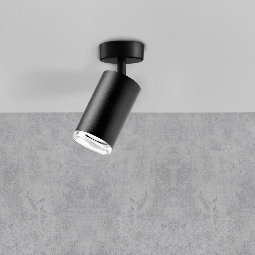 LED RGBW Димируемо осветително тяло за баня TURYN 1xGU10/6,5W/230V 2700-6500K Wi-Fi IP44 черно
