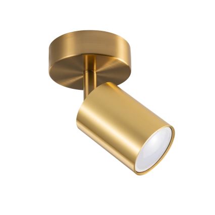 LED RGBW димируем стенен спот GOLDIE 1xGU10/4,8W/230V 3000K златен + дистанционно управление