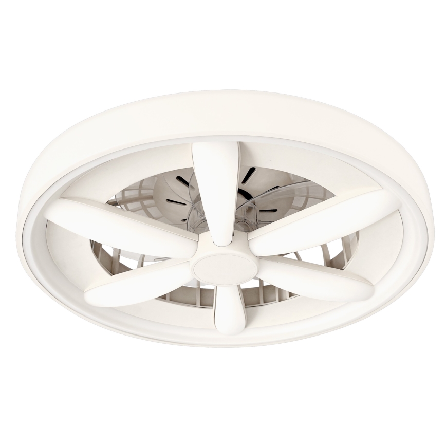 LED RGBW димируемо таванно осветително тяло с вентилатор MALAWI LED/48W/230V 3000-6500K бяло + дистанционно управление