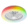 LED RGBW димируемо таванно осветително тяло с вентилатор ZAMBIA LED/24W/230V 3000-6500K бяло + дистанционно управление