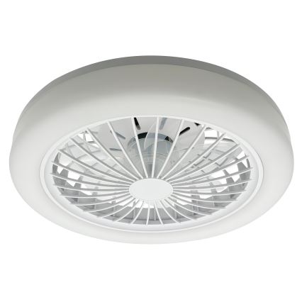 LED RGBW димируемо таванно осветително тяло с вентилатор ZAMBIA LED/24W/230V 3000-6500K бяло + дистанционно управление