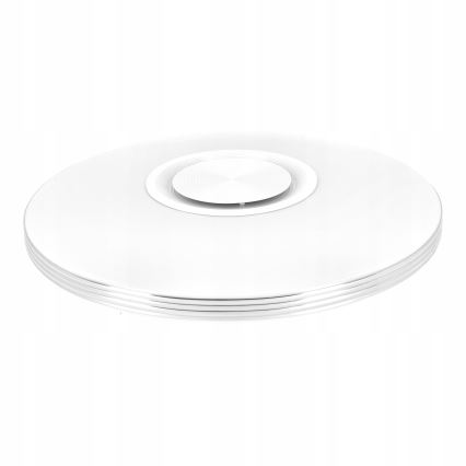 LED RGBW димируемо таванно осветително тяло с вграден високоговорител LED/60W/230V 3000-6000K Ø 40 см бяло + дистанционно управление