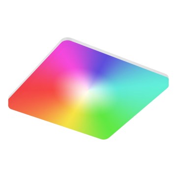 LED RGBW димируемо таванно осветително тяло за баня LED/15W/230V 3000-6500K 22x22 cm IP54 бяло Wi-Fi