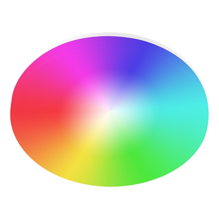 LED RGBW димируемо таванно осветително тяло за баня LED/15W/230V 3000-6500K Ø 22 cm IP54 бяло Wi-Fi