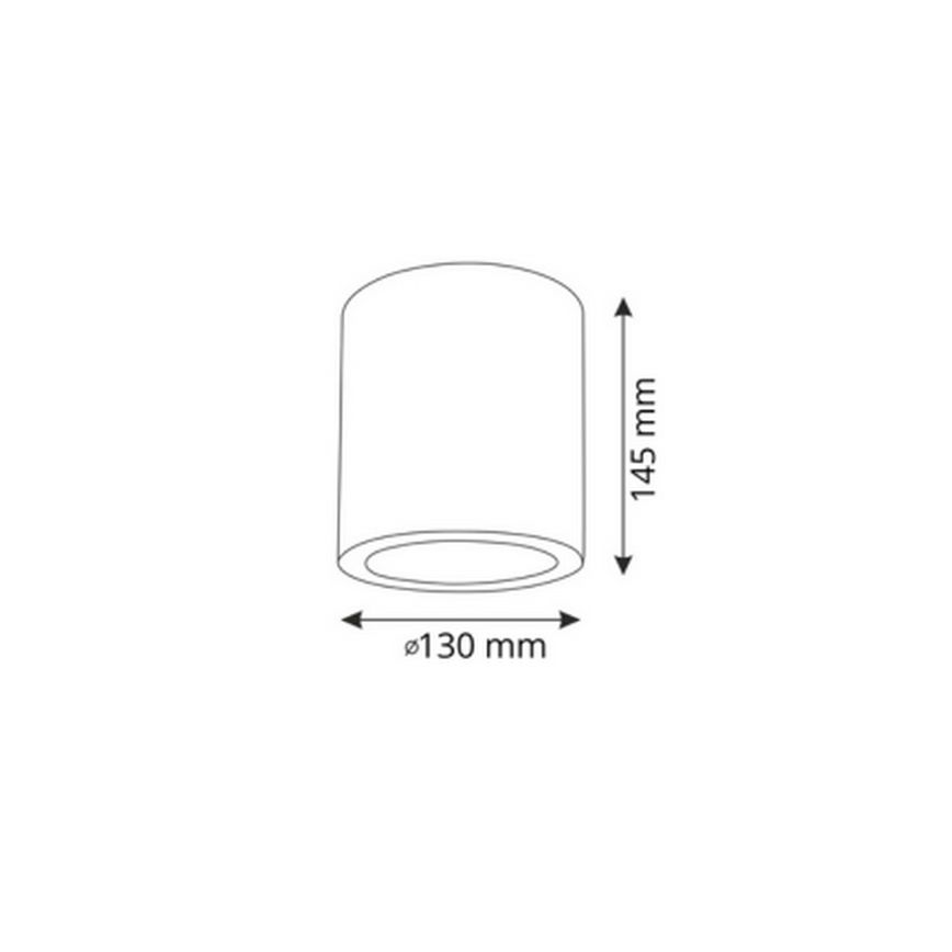 LED RGBW Димируемо точково осветление JUPITER 1xE27/6.5W/230V 2700-6500K Wi-Fi диаметър 13 см черно