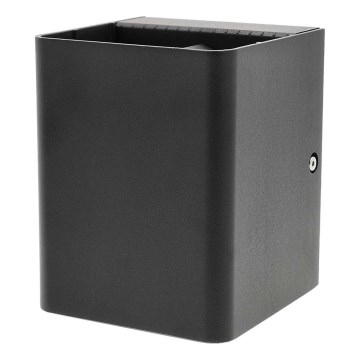 LED RGBW димируемо външно стенно осветително тяло SmartLife LED/12W/230V IP65 Wi-Fi Tuya черно