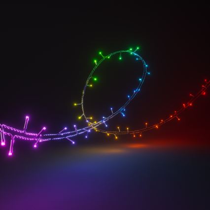 Nanoleaf - LED RGBW Екстериорен коледни лампички ESSENTIALS 250xLED 2x10 м 2700-6500K Wi-Fi IP44