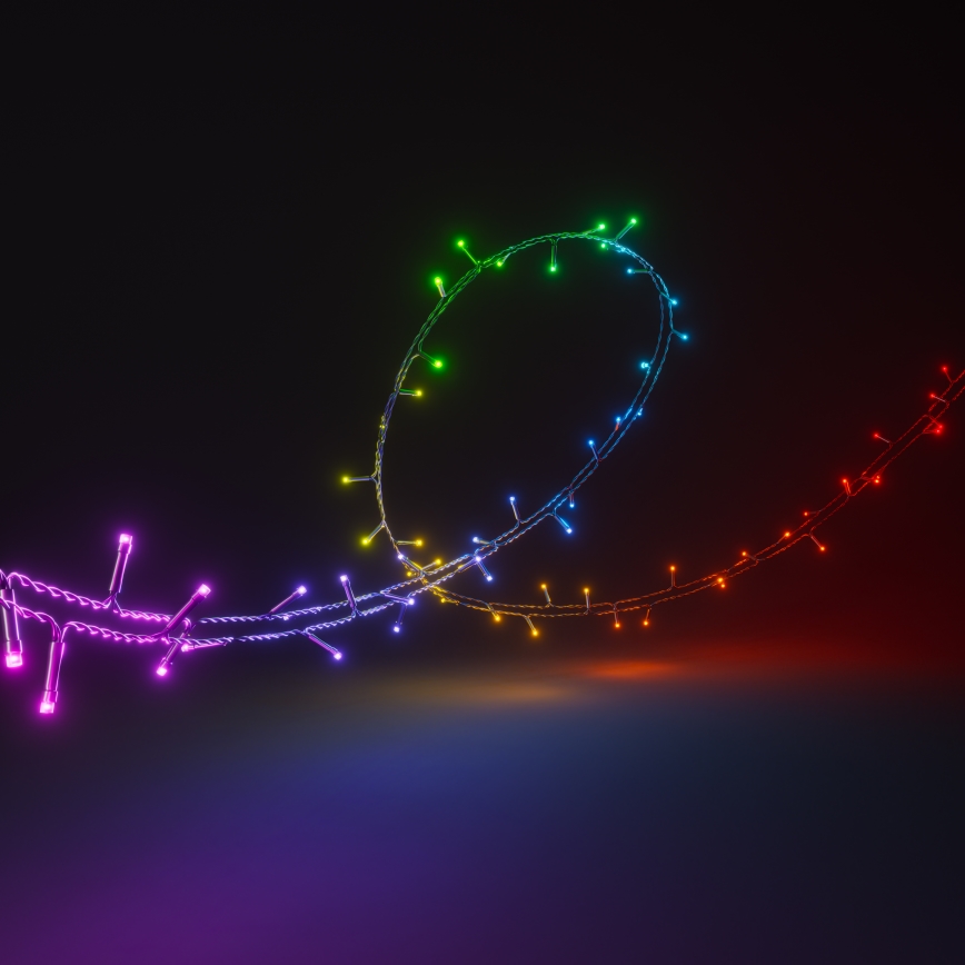 Nanoleaf - LED RGBW Екстериорен коледни лампички ESSENTIALS 250xLED 2x10 м 2700-6500K Wi-Fi IP44