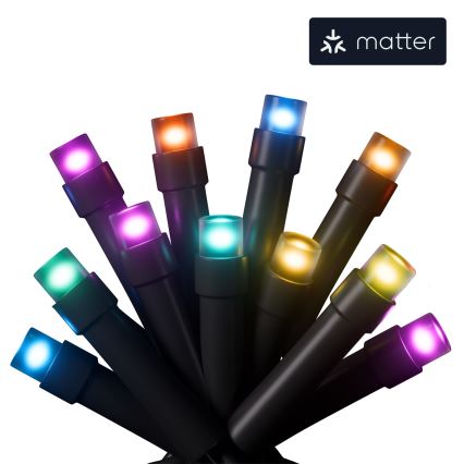 Nanoleaf - LED RGBW Екстериорен коледни лампички ESSENTIALS 250xLED 2x10 м 2700-6500K Wi-Fi IP44