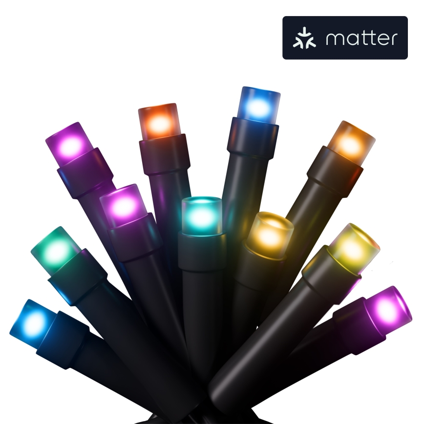 Nanoleaf - LED RGBW Екстериорен коледни лампички ESSENTIALS 250xLED 2x10 м 2700-6500K Wi-Fi IP44
