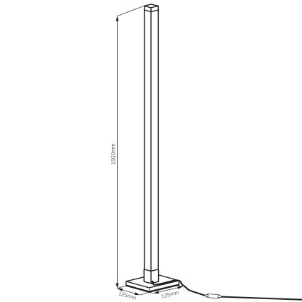 LED RGBW Димируем лампион MAGICAL LED/7W/230V + дистанционно управление