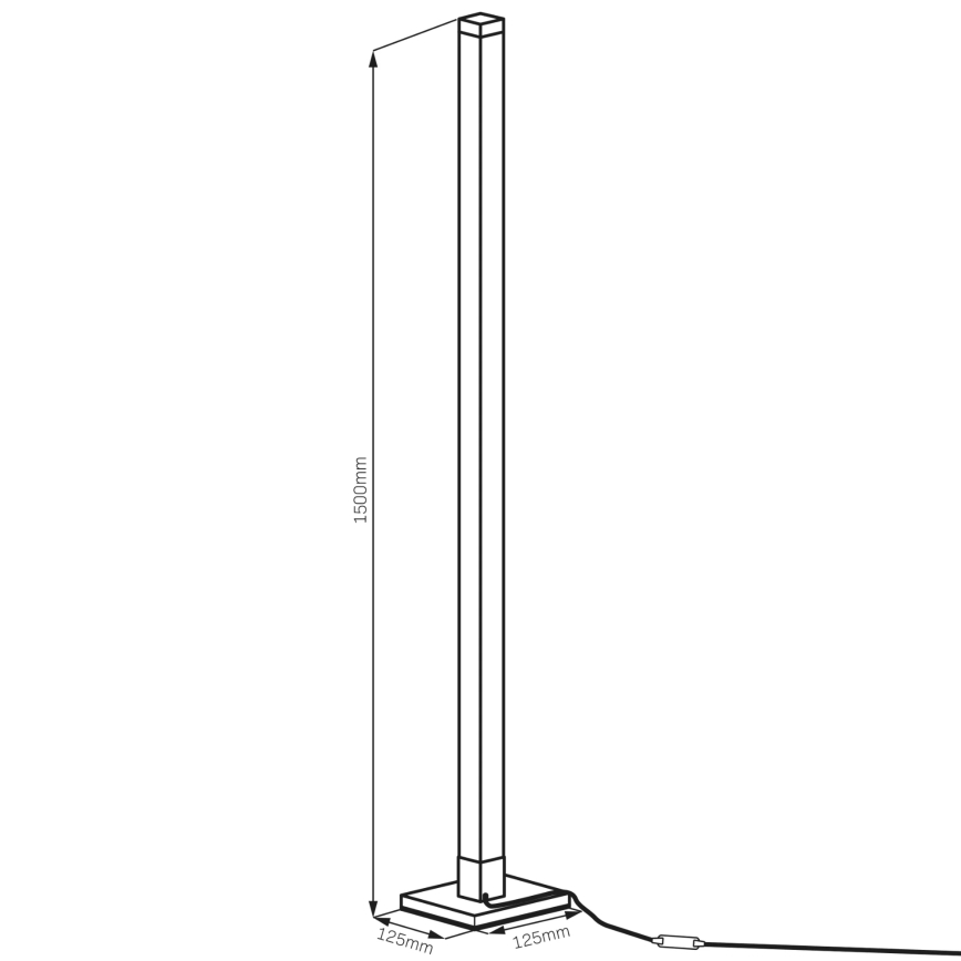 LED RGBW Димируем лампион MAGICAL LED/7W/230V + дистанционно управление