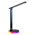 LED RGBW Настолна лампа BRUNO LED/5W/5V 3000/4500/6000K черен