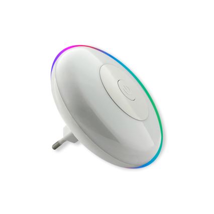 LED RGBW Нощна лампа LED/1W/230V бял