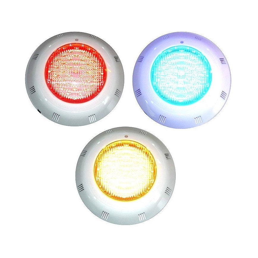 LED RGBW осветително тяло за басейн LED/45W/12V IP68 + дистанционно управление