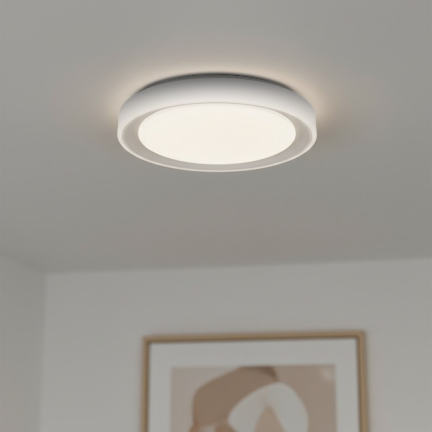 LED RGBW димируемо таванно осветително тяло MELO LED/36W/230V 3000–6000K Ø 39 см бяло + дистанционно управление