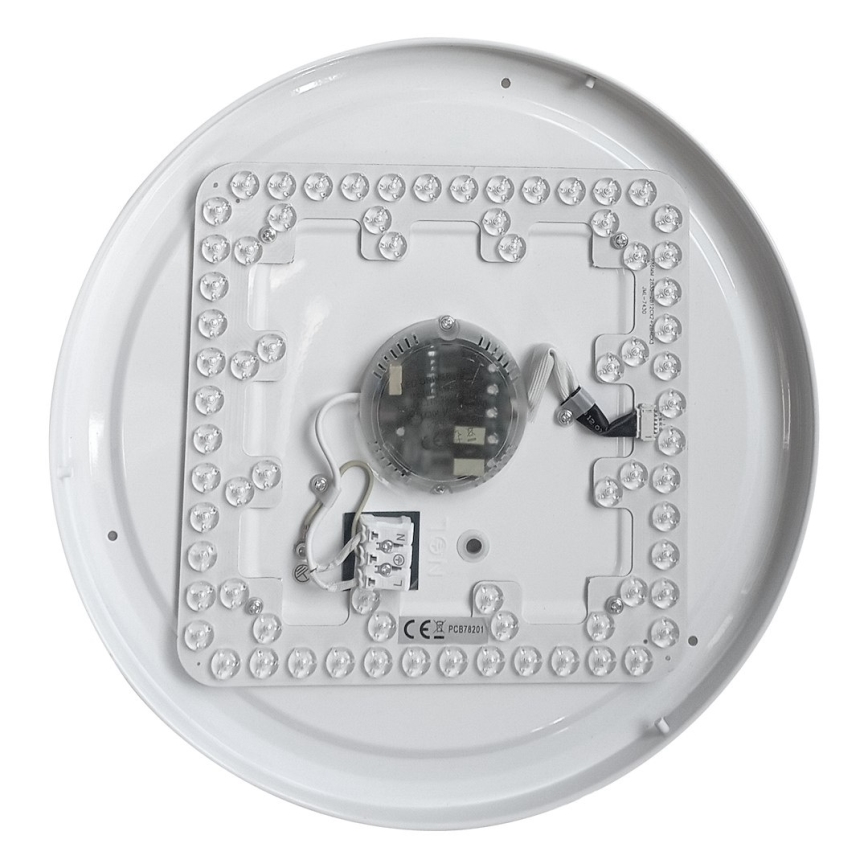 LED RGBW димируемо таванно осветително тяло MELO LED/36W/230V 3000–6000K Ø 39 см бяло + дистанционно управление