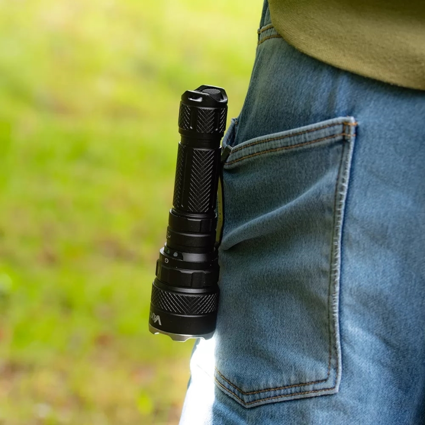 LED RGBW Регулируема презареждаема фенер LED/15W/5V IP66 1500 lm 2000 mAh