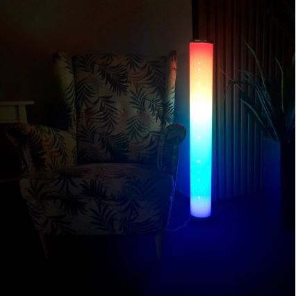 LED RGBW Регулируема стояща лампа STELLA LED/12W/230V + дистанционно управление