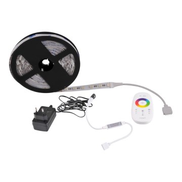LED RGBW регулируема лента 3м LED/22W/24/230V + дистанционно управление