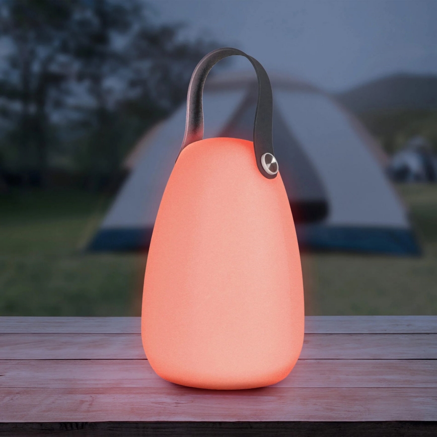 LED RGBW Соларна лампа CANARIA LED/2W/1,2V 400 mAh IP44 бял