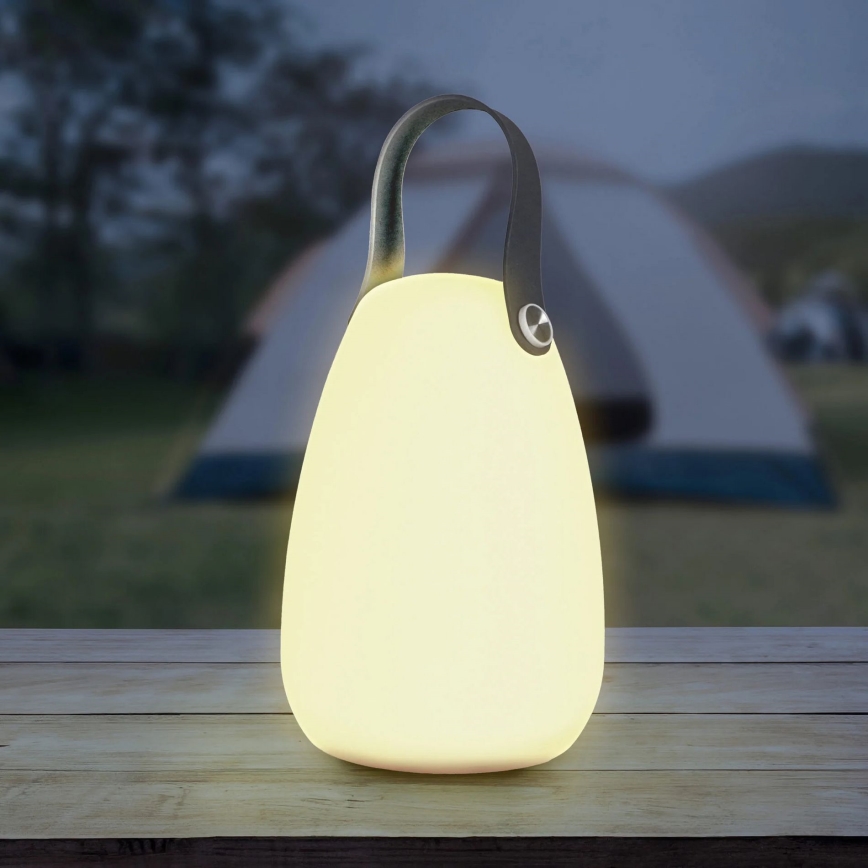 LED RGBW Соларна лампа CANARIA LED/2W/1,2V 400 mAh IP44 бял