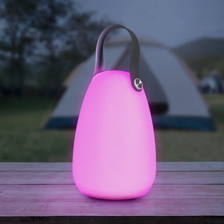 LED RGBW Соларна лампа CANARIA LED/2W/1,2V 400 mAh IP44 бял