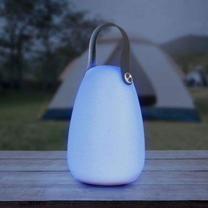 LED RGBW Соларна лампа CANARIA LED/2W/1,2V 400 mAh IP44 бял
