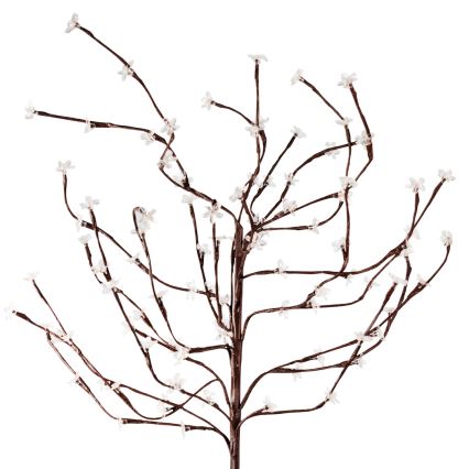 LED RGBW Соларна лампа TREE LED/0,1W/1,2V 600 mAh IP44 кафяв