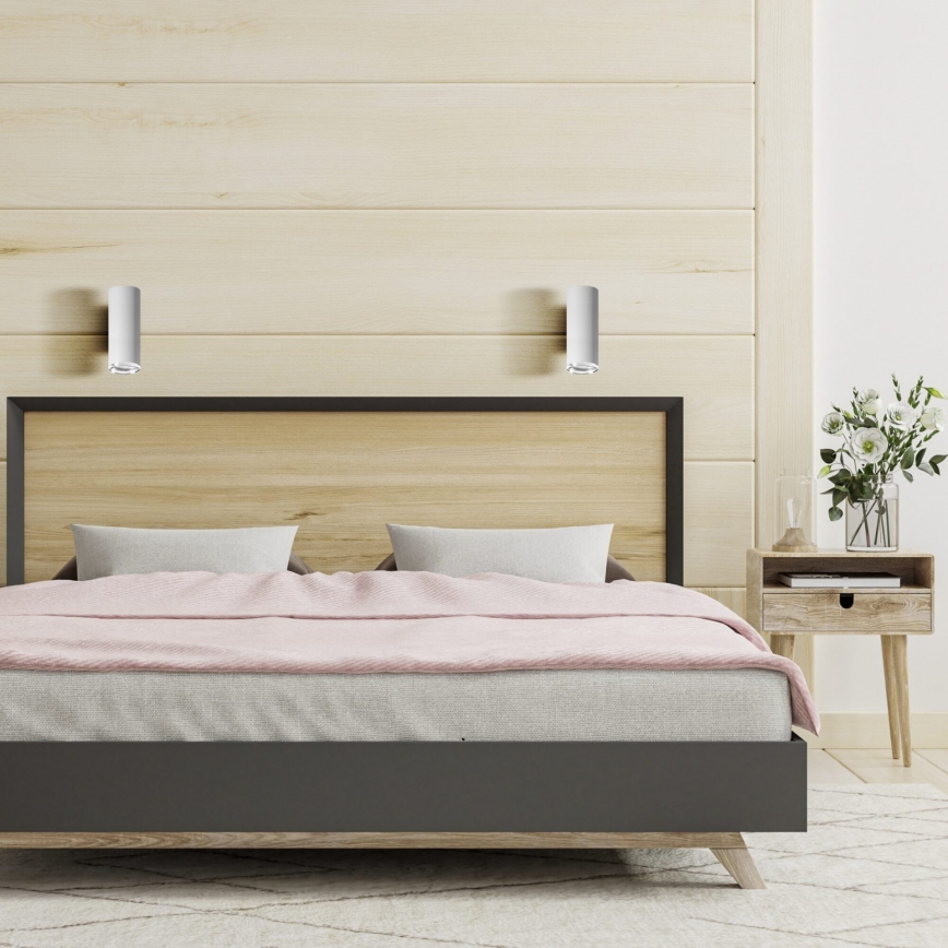 LED RGBW димируемо стенно осветително тяло за баня TURYN 1xGU10/6W/230V 3000K Wi-Fi IP44 бяло