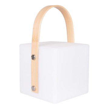 LED RGBW външна лампа MAJORKA LED/0,5W/5V USB 1200 mAh IP44 бяла